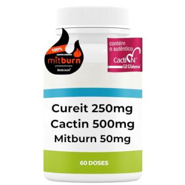 Imagem de Cactinea 500mg + Cureit 250mg + Mit Com Selo de Autenticidade - 60 Cápsulas