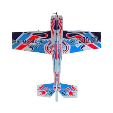 Imagem de Avião RC Acrobático De Asa Fixa 3D Mercury Kit DIY Controle Remoto Avi