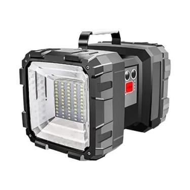 Imagem de Lanterna De Camping LED Recarregável De Dupla Cabeça, Alta Potência, À