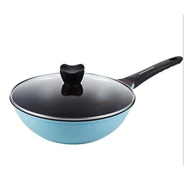 Imagem de Conjuntos de panelas antiaderentes, frigideiras, bifes, sem fumaça, utensílios de cozinha para fogão de indução a gás