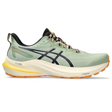 Imagem de ASICS Tênis de corrida masculino GT-2000 12, Nature Bathing/Fellow Yellow, 41