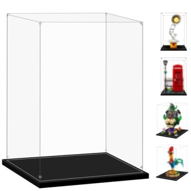 Imagem de LILIKAKA Vitrine De Acrílico Para Lego 43272 Heihei, 21346 Árvore Genealógica, 75308 R2-D2, 75335 Bd-1 Ou 21347 Cabine Telefônica Vermelha Londres, 25 X 35 Cm (9,84 9,84 13,77 Polegadas)