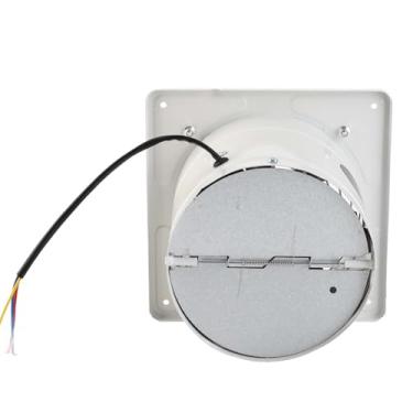 Imagem de Ventilador de Exaustão Montado na Parede 40W Baixo Ruído Alta Eficiência para Banheiro Residencial Cozinha Garagem com Cobre Fácil Instalar e Manter