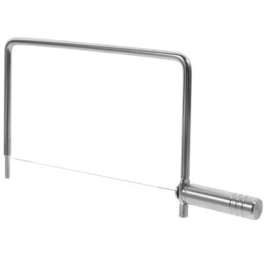 Imagem de SHINEOFI Cortador de queijo de aço inoxidável, cortador de queijo portátil, ferramenta de corte de manteiga portátil para uso em cozinha e restaurante