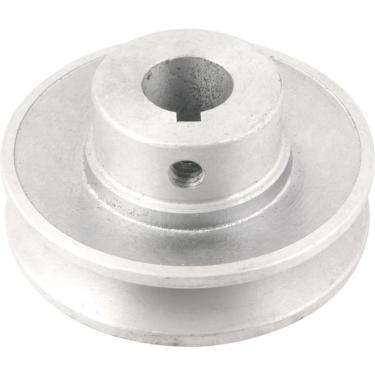 Imagem de Polia Alumínio 1 Canal Perfil A 80mm Com Furo 19mm Vonder