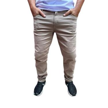 Imagem de Calça Jeans Masculina lançamento basica reta slim jeans coloridas de b