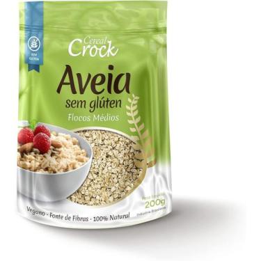 Imagem de Cereal Crock Aveia Sem Gluten Flocos Medios 200g