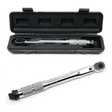 Imagem de 2X Stels Torquímetro De Estalo Stels Cromado 1/4`` 5-24Nm Co