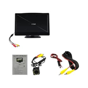 Imagem de Monitor Universal Para Carro De 4.3 Polegadas, Imagem De Reversão Em A