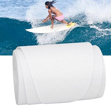Imagem de Akozon 2 Peças de Fita de Proteção de Trilho de Prancha de Stand Up Paddle de PVC - Proteção de Borda de Prancha de Surf para UV, Arranhões e Detritos - Opções Transparentes e de Pente de Mel (Favo