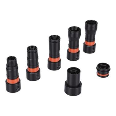 Imagem de VBESTLIFE Kit Adaptador de Mangueira para Coleta de Poeira, 7 Peças, Adaptadores Giratórios de Mangueira a Vácuo de 360 ​​° Com Válvula de Escape, para Lixadeiras de Ferramentas Elétricas
