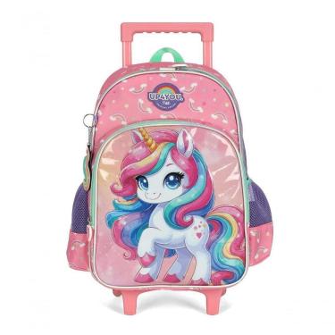 Imagem de Mochila Com Rodas Up4you Rosa - Unico Rosa