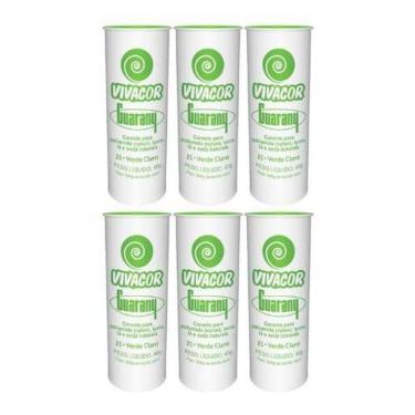 Imagem de Tinta Tecido Corante Roupas Vivacor Guarany 6U Verde Claro