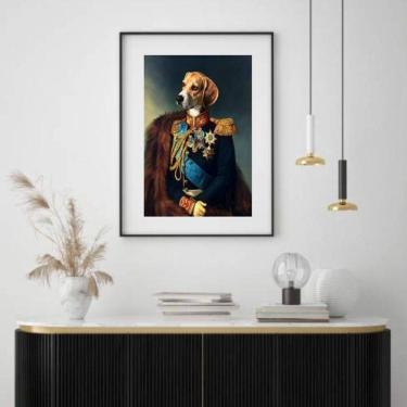 Imagem de Quadro Beagle Majestade - 60X48Cm
