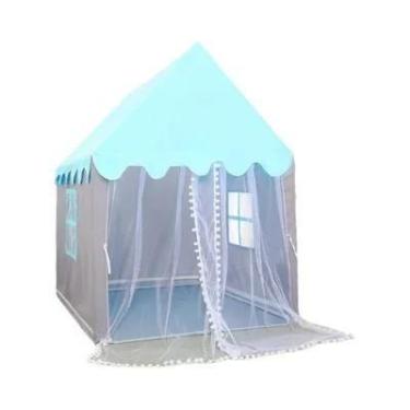 Imagem de Tenda Castelo Princesa Rosa Para Meninas 1,35M Portátil Dobrável Brinq