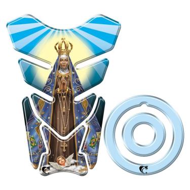 Imagem de Adesivo Protetor Tanque E Bocal Yamaha Nossa Senhora Azul
