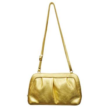 Imagem de Bolsa Transversal Crossbody Feminina Pequena Couro Legítimo Madamix, D