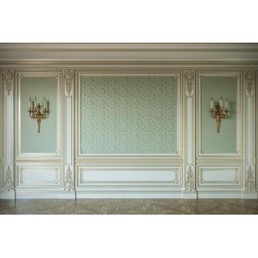 Imagem de Painel de Lona Boiserie Vintage Candeladros - Fabrika de Festa, 300x20