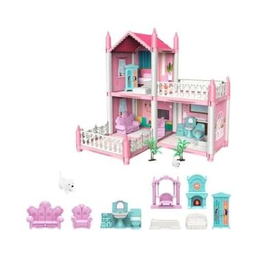Imagem de Casa De Bonecas 3D DIY Castelo De Princesa Dos Sonhos Para Meninas, Br