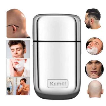 Imagem de Aparelho Barbeador Shaver Finalizador Sem fio Serie Cromado Luxo KMTX1