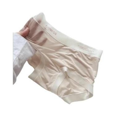 Imagem de Calcinhas Femininas Sexy De Seda Gelada Sem Costura, Secagem Rápida, C