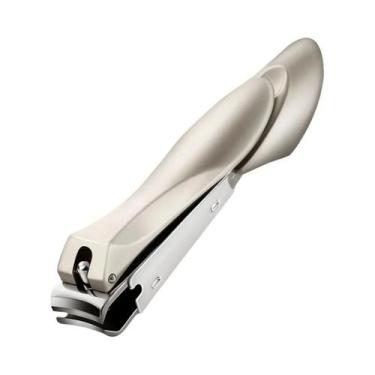 Imagem de Cortador De Unhas De Aço Inoxidável Anti-Respingo Com Cabo Ergonômico,