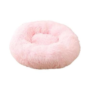 Imagem de Cama Redonda De Pelúcia Macia Para Gatos E Cães, Almofada Para Animais