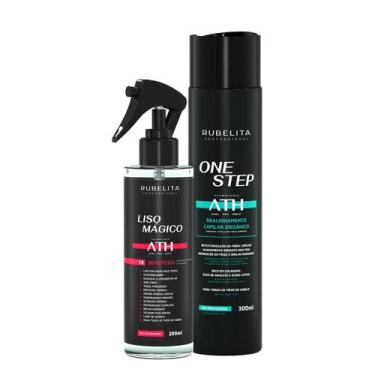 Imagem de Kit Realinhamento One Step 300ml e Spray Liso Mágico 200ml Tecnologia 