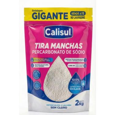 Imagem de Percarbonato de sódio Calisul Puro TIRA MANCHAS Roupas Brancas e Color
