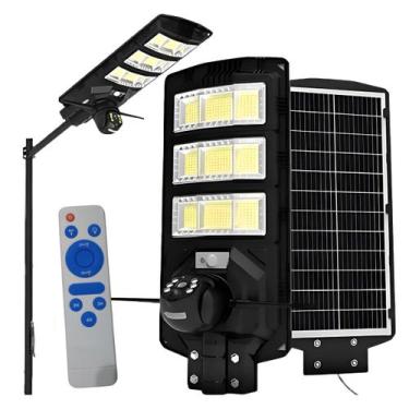 Imagem de Luminaria Camera Solar 360 Graus App Celular Controle Sensor Movimento