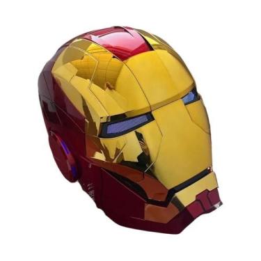 Imagem de Capacete Vestível Adulto Do Homem De Ferro Para Cosplay Com Controle D