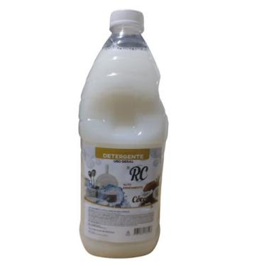 Imagem de Detergente Liquido de Coco Lava Louça 2LT RC - RC PRODUTOS DE LIMPEZA