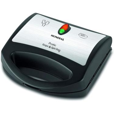 Imagem de Crepeira Elétrica Mondial Pratic Crepe & Hot Dog Antiaderente 850W Preto/Inox 127V - CP-01