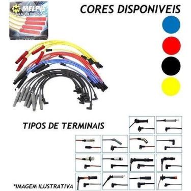 Imagem de Cabo Vela Focus 1.8 2.0 16v Zetec 2000 Em Diante 7mm Sc-f10 - Melpis C