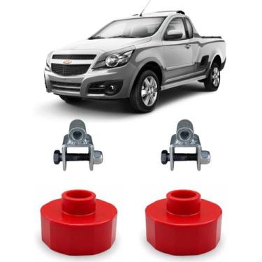 Imagem de Kit Calço Mola Traseiro P.U 5cm + Prolongador Montana 2022 - Borfix