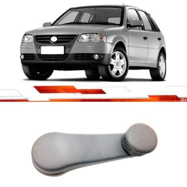 Imagem de Manivela Vidro Plastica Cinza Fox Gol G2 G3 G4 G5 G6 Parati G2 G3 G4 G