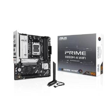 Imagem de Placa Mãe Asus PRIME B850MA WIFI AM5 4xDDR5 Chipset AMD B850 mATX