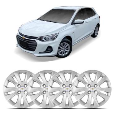 Imagem de Jogo 4 Calotas Aro 15 Roda Pecas Genuinas Gm Onix 2020 Em Diante Kit20