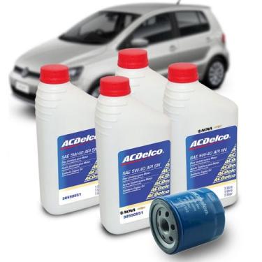 Imagem de Troca De Oleo 5w40 Filtro 1.6 8v Kit Nova Crossfox fox spacefox Kit186