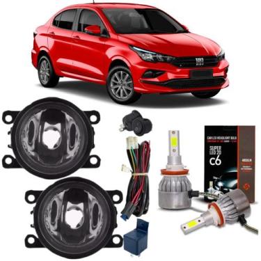 Imagem de Kit milha fiat cronos 2017 a 2022 pl e led - BIBAS