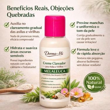 Imagem de Creme Clareador de Axilas e Virilhas com Melaleuca 100g - NoBrand