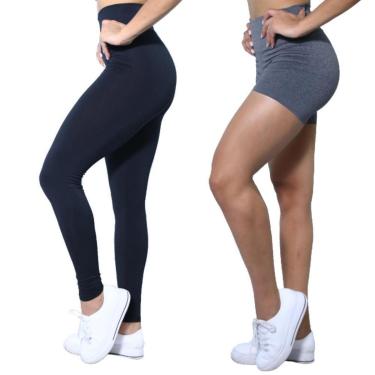 Imagem de Kit 2 peças Calça e Short Heide Ribeiro Legging Basic Malhação-Feminino