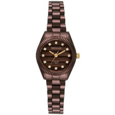 Imagem de Relógio Seculus 77362LPSVMA3 Feminino 24 mm Aço Inox-Feminino