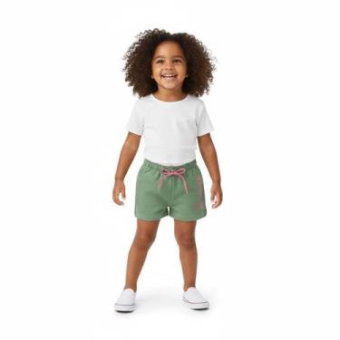 Imagem de Shorts Bebê Menina Cool Girl Arrumadinhos, Verde, 01