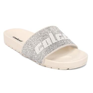 Imagem de Chinelo colcci slide josi ref 158.01.02029 feminino, 37, Cinza, Rosa
