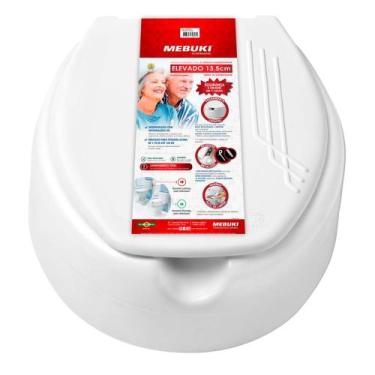 Imagem de Assento elevado para vaso sanitário 13,5 cm Mebuki