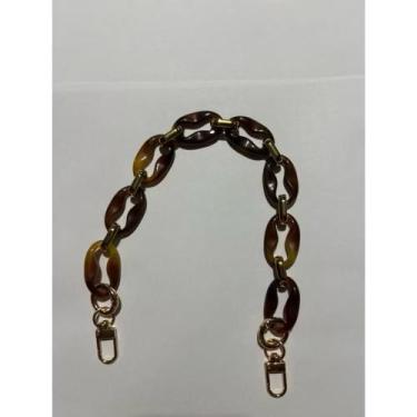 Imagem de Alça de Bolsa c/elo 40cm - VittaShopi, Marrom mescla