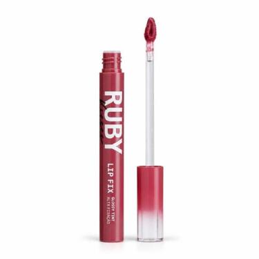 Imagem de Lip Fix Ruby Kisses Glossy Tint Alta Fixação Berry Charm Lgt05bb - KIS
