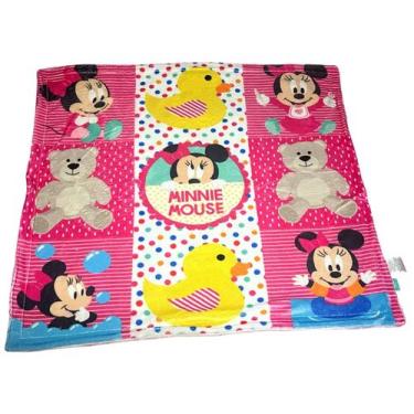 Imagem de Manta Mantinha Cobertor De Sherpa Para Bebê - Menina Minnie Mouse Baby