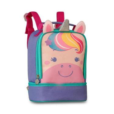 Imagem de Lancheira Térmica 9'' Unicornio Infantil Bolsa Escolar Pets - Clio, Ro
